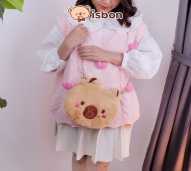 ISTANA BONEKA Tas Sling Bag Kepala Capybara Berang Berang Lucu Selempang Dewasa Anak Premium