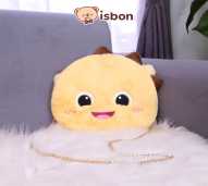 ISTANA BONEKA Tas Sling Bag Kepala Dino Don Don Kuning Lucu Selempang Dewasa Anak Bepergian Premium